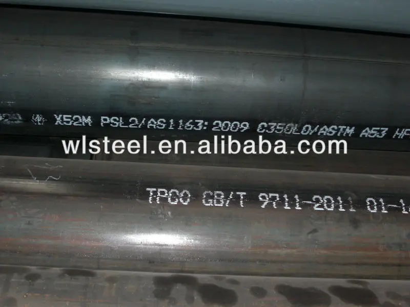 Добычи нефти трубопроводов X52 трубы