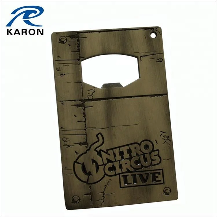 wholesale branded wallet credit card bottle opener for cheap