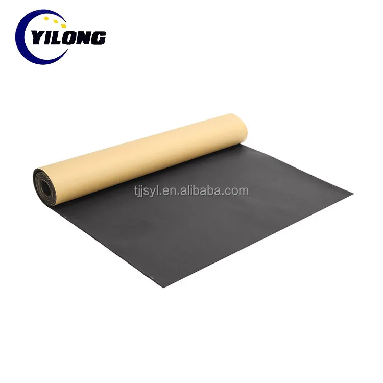 Foil liners sound deadening mat foam rubber pad roll material