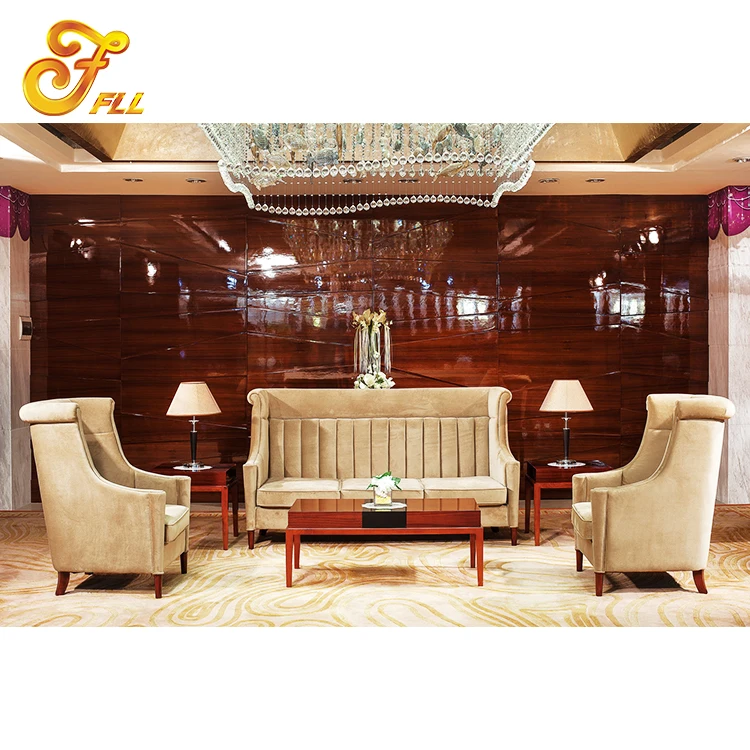 
Wholesale Antique Hotel Sofa Sets hotel lobby furniture 