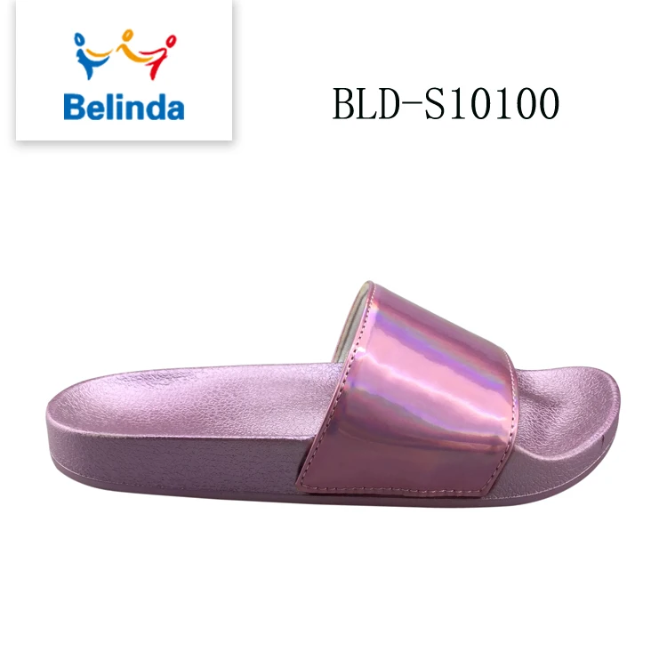 Flat Women Slippers Shoes Buy In Bulk Slide Sandal Custom Logo shoes