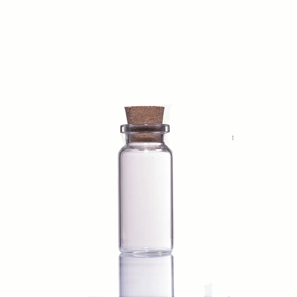 Free sample 1ml 2ml 3ml 4ml 5ml 6ml 7ml 8ml 10ml 15ml 20ml 30ml 50ml 100ml small glass bottles with cork for sale