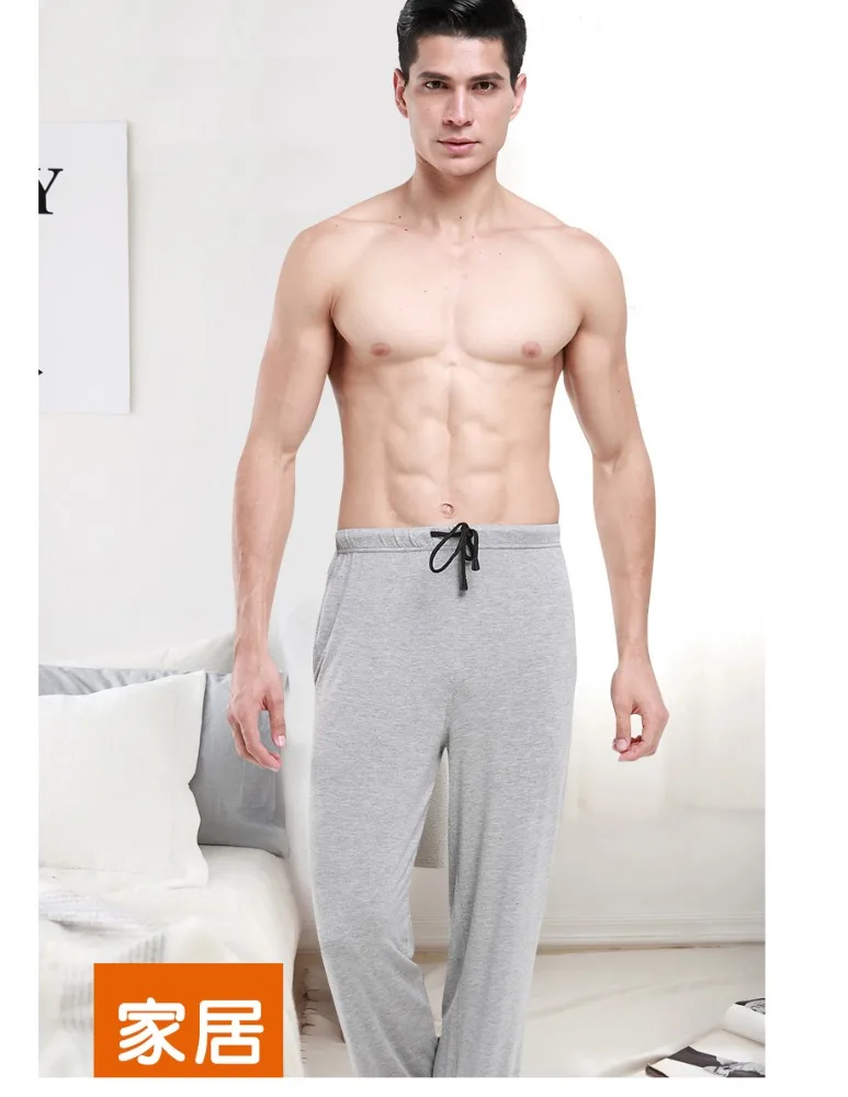 
China wholesale cotton mens checkered sleeping cheap sleep bottom underwear travel pajamas blank men harem lounge pants 