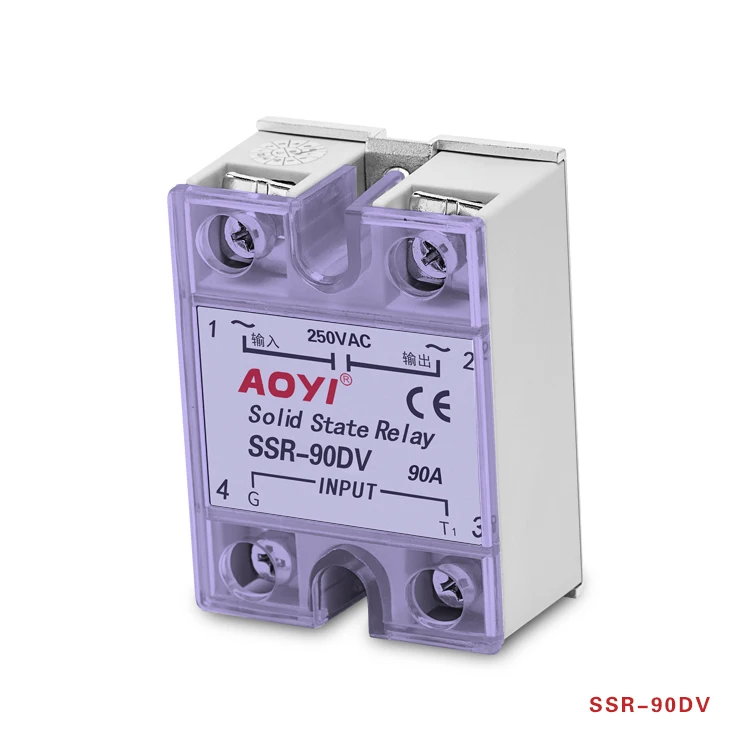 Intelligent New and Original Single Phase Solid State Relay SSR-90DV with Lower Price