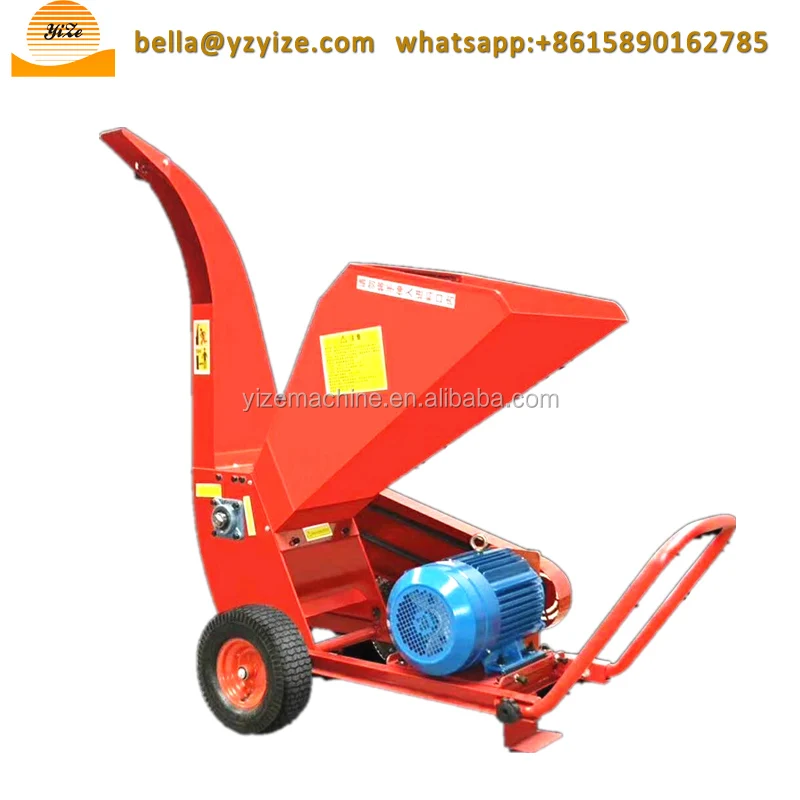 Wood crushing machine and shredder wood chipper machine price