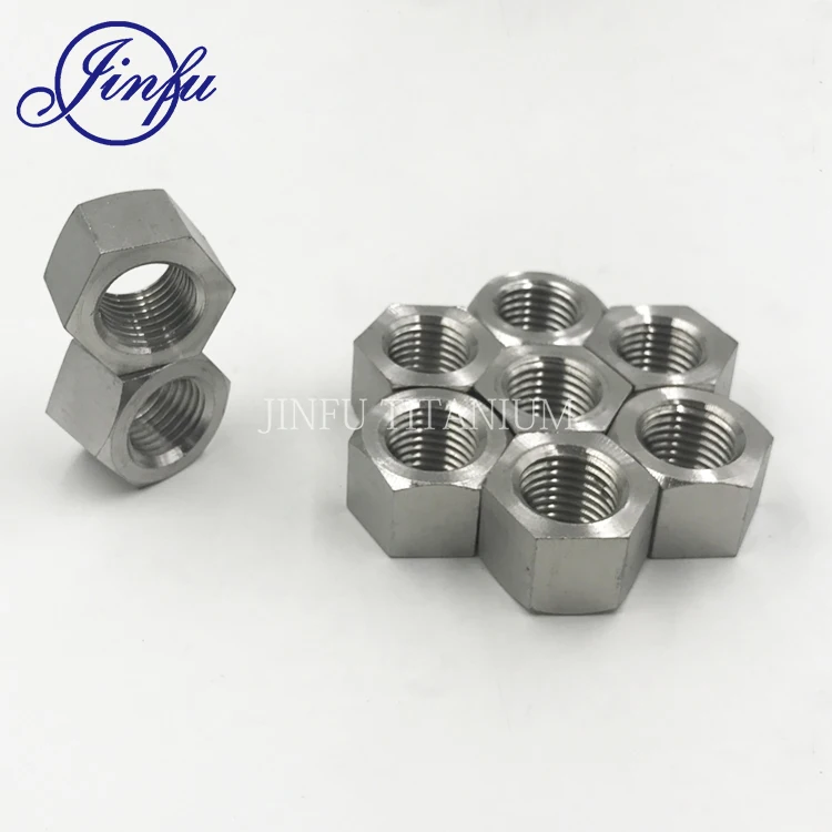 
DIN934 m8 Titanium Hexagon nut with metric coarse and fine pitch thread 