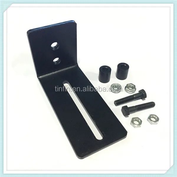 Black floor Guide Stay Roller Adjustable For Barn Door Hardware