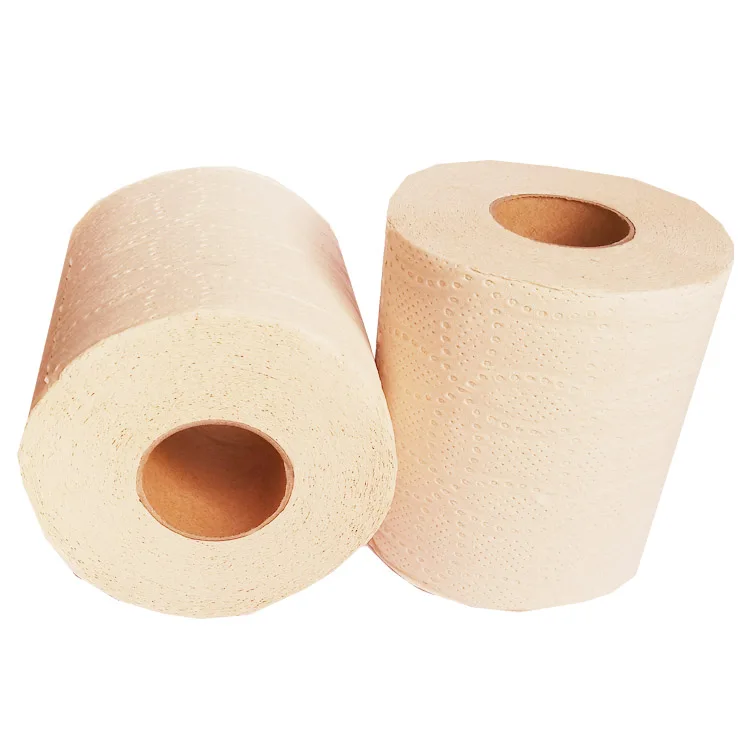 Toilet Paper Big Rolls Wrappers Toilet Tissue Virgin Bamboo Luxury Guangzhou Bamboo Pulp Bath Room Pulp Standard Roll CORE Free