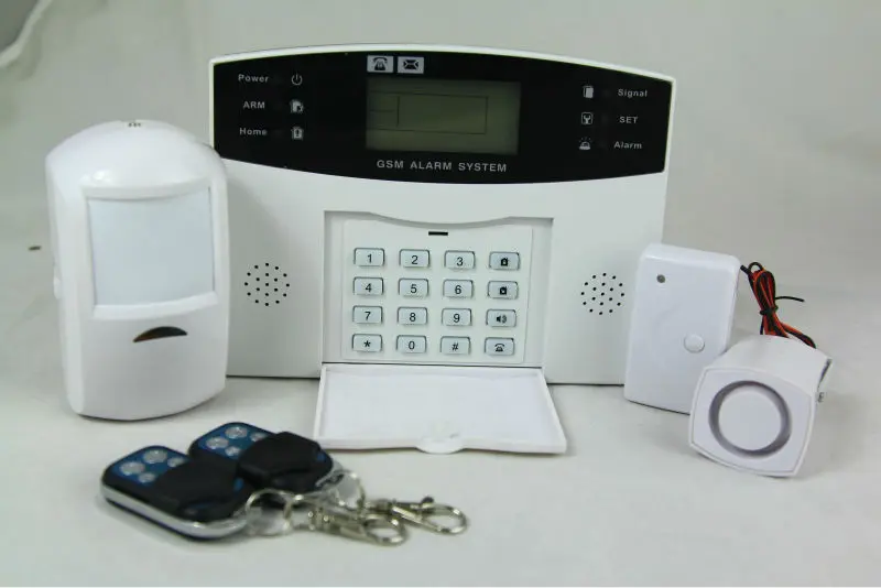 высокая стабильность беспроводной gsm домашняя охранная охранной сигнализации система с жк-дисплеем