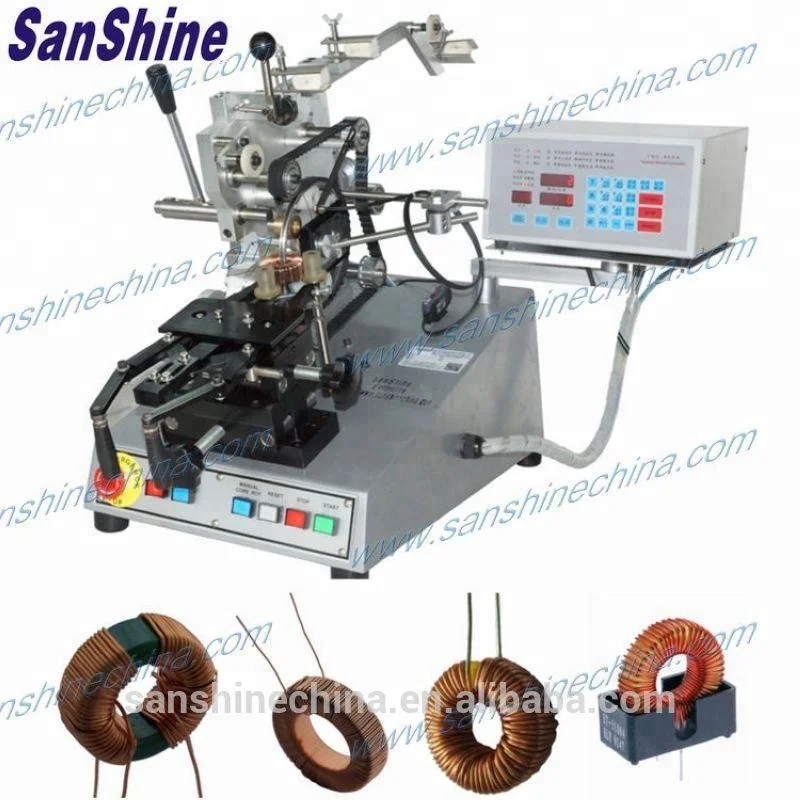 Automatic EMC filter toroid coil winding machine(SS900B6 series final coil OD 10~80mm) replace Credo-tech toroidal winder