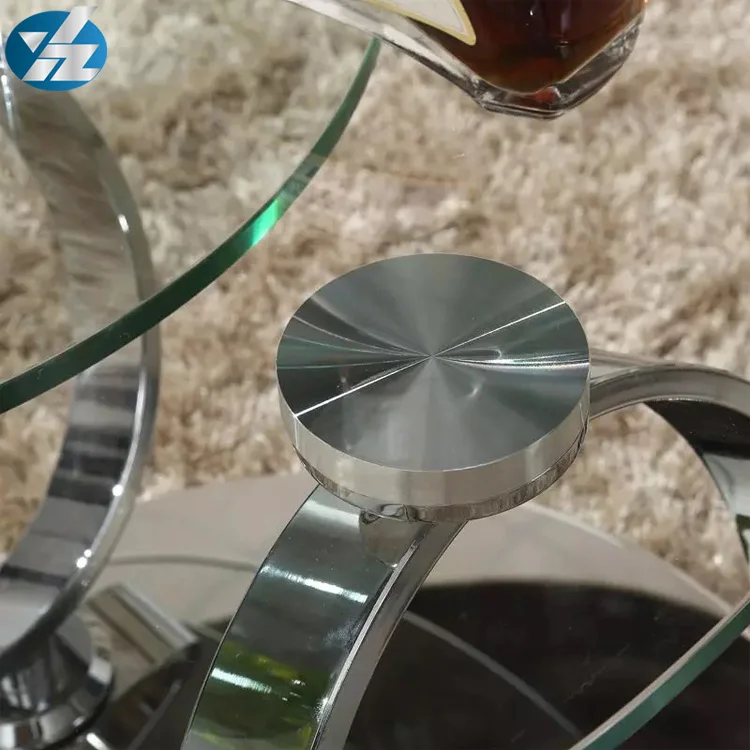 2020 newest modern simple style black glass marble top tea center coffee table