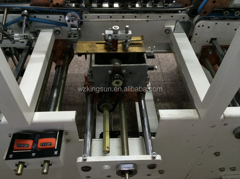 GDHH-1300 pre-folding and bottom lock box three point automatic folder gluer machine