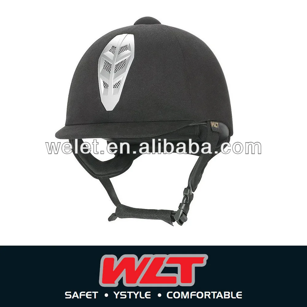 Horse riding equestrian helmet WLT-801A/1# Black VG-1 standard