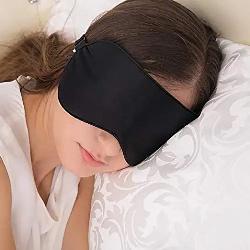 Natural Silk Sleeping Travel Block light  Super Smooth Eye Mask