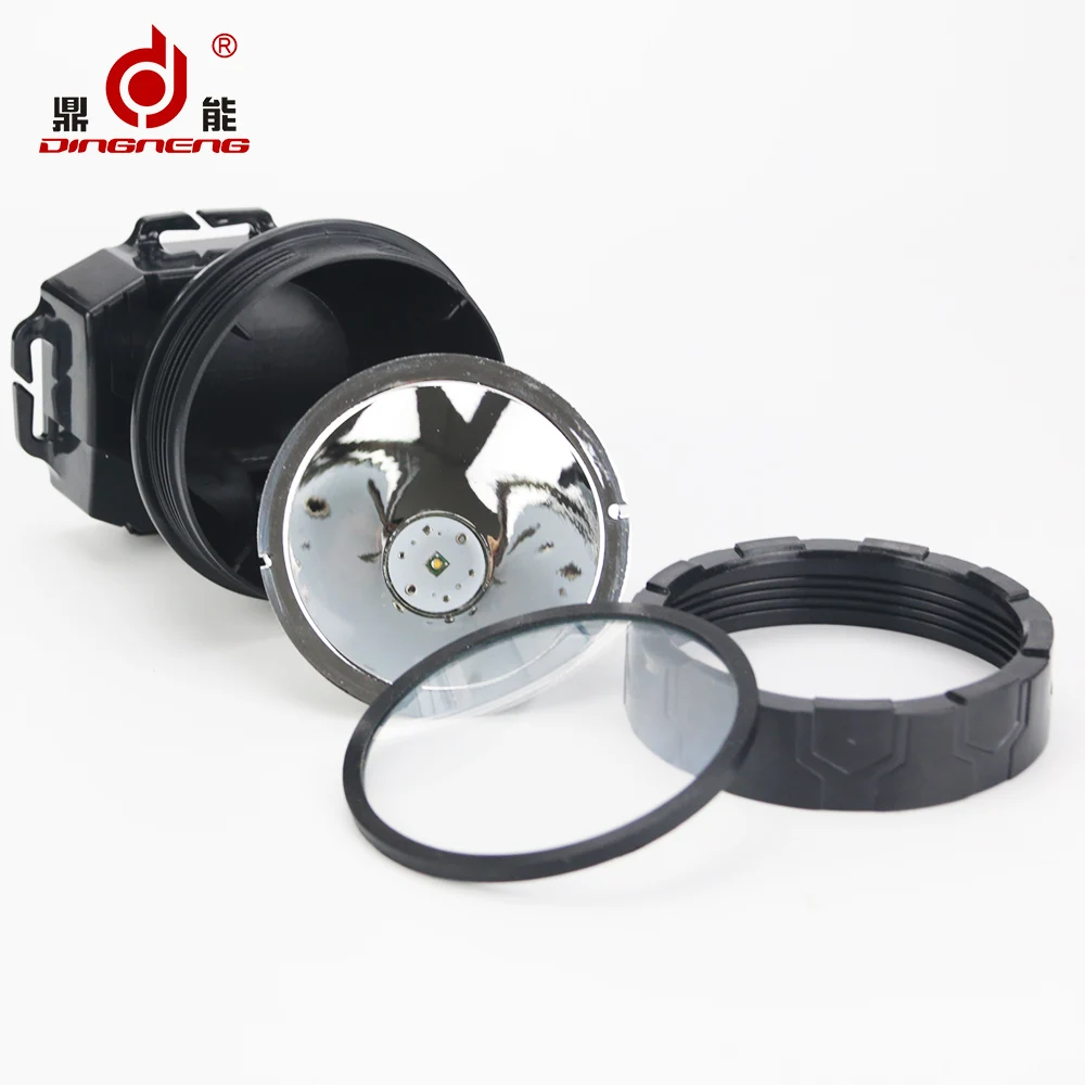 China waterproof explosion proof headlamp, 3.7V 4400amh lithium battery miners led cap lamp