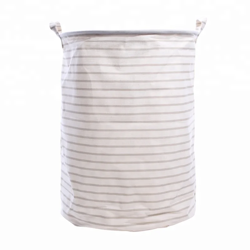 Stripe Large Storage Basket Laundry Basket Covers