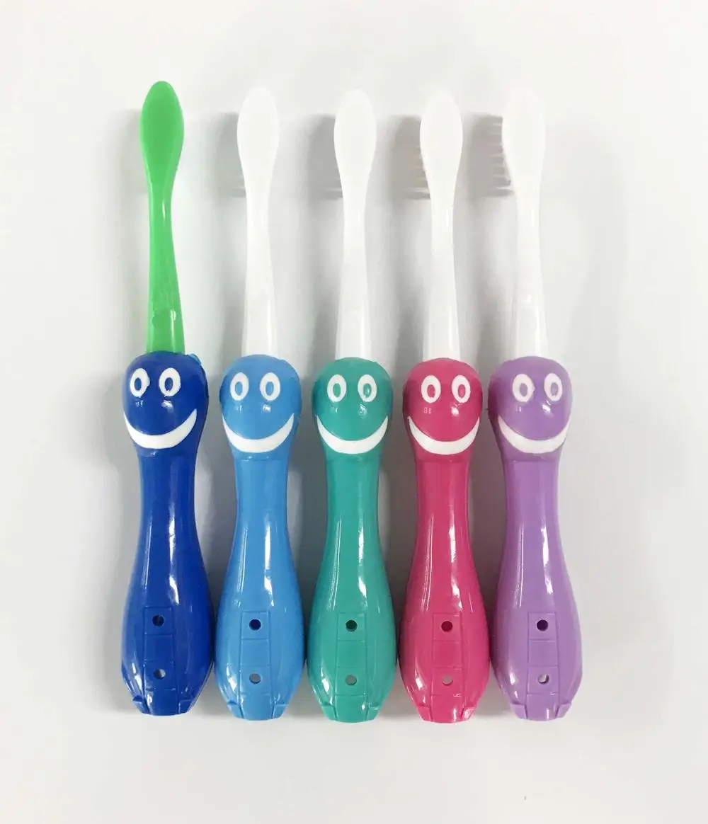 
Manufacturer Private label high quality Plastic foldable toothbrush soft nylon dupont bristle travel Toothbrush 