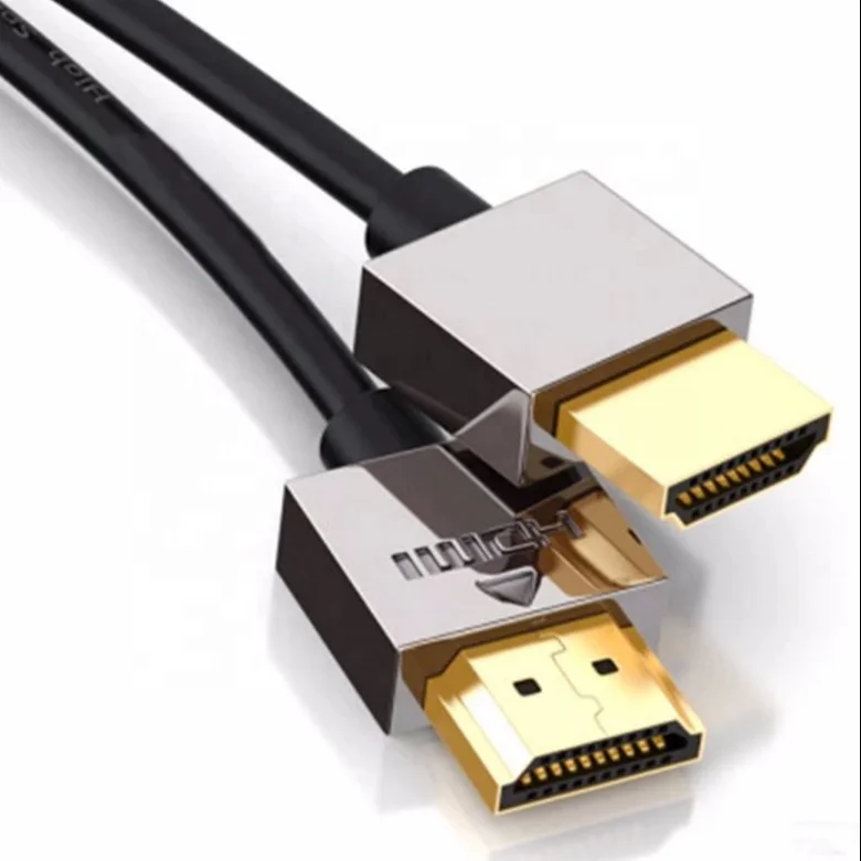 high speed super slim hdmi to hdmi cable bare copper 4k 60hz 2.0 v hdmi cable 2m