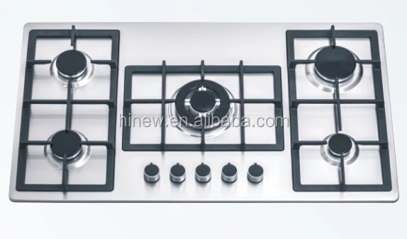 Professional kitchen equipment/home equipment five burners built-in gas hob