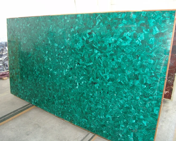 Semiprecious Stone Malachite Green Agate Slab Price