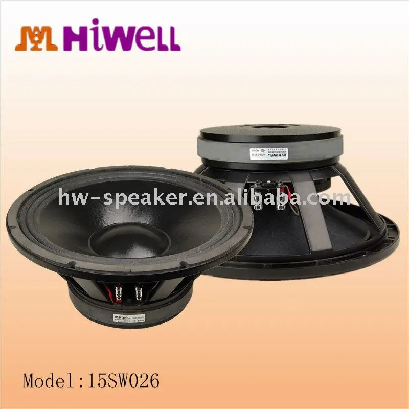 15 inch NEXO LS-500 series 600W RMS subwoofer speaker