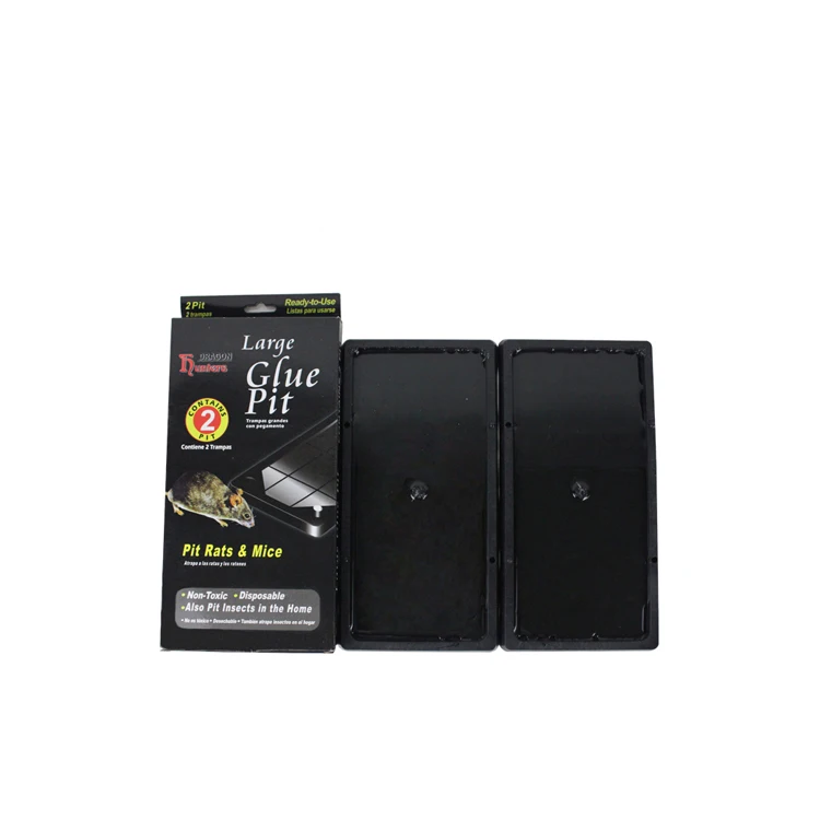 wholesale humane PVC black glue trap mouse mice and rat killer paper board