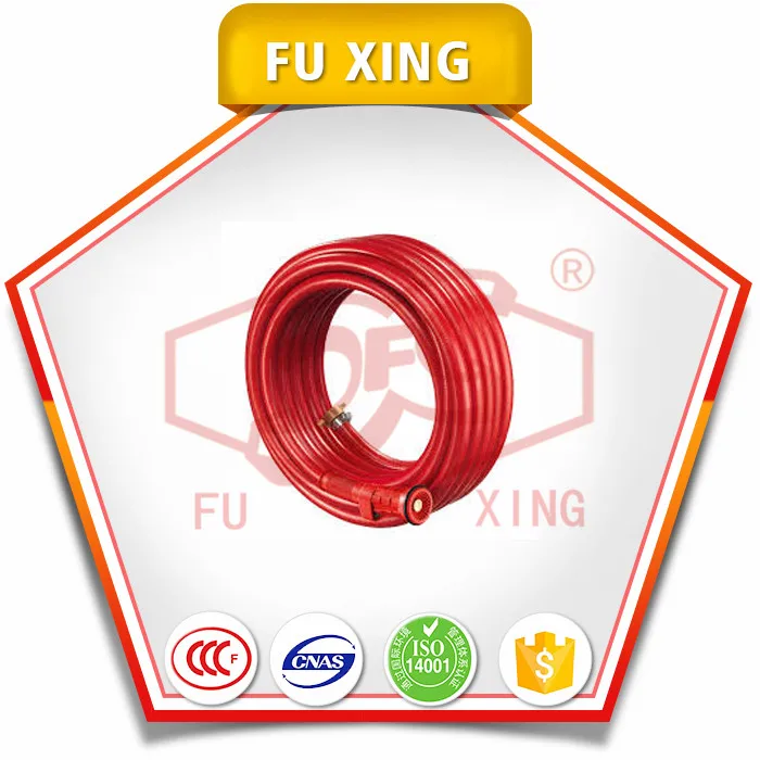 Высокая устойчивость к давлению короткое волокно полиэстер пожарный шланг