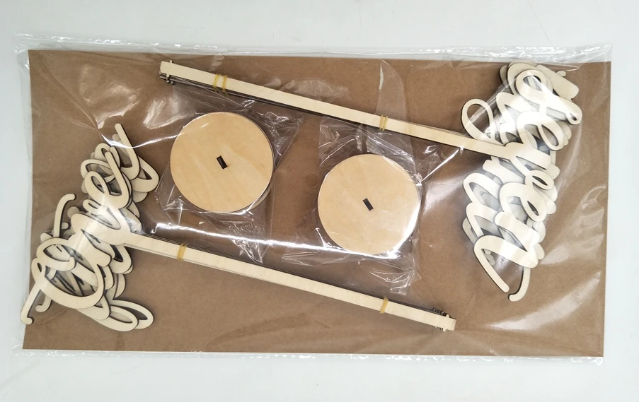 Handmade 1-25 wooden table numbers