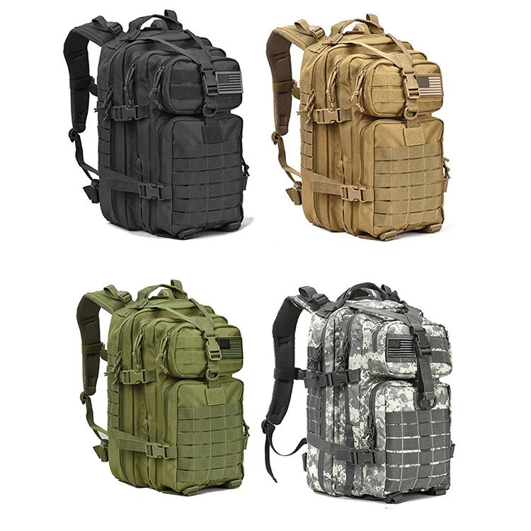 
Camping Hiking Walking Travelling Trekking Outdoor Sport 35L Army Molle System Assault Bag Military Tactical Backpack 