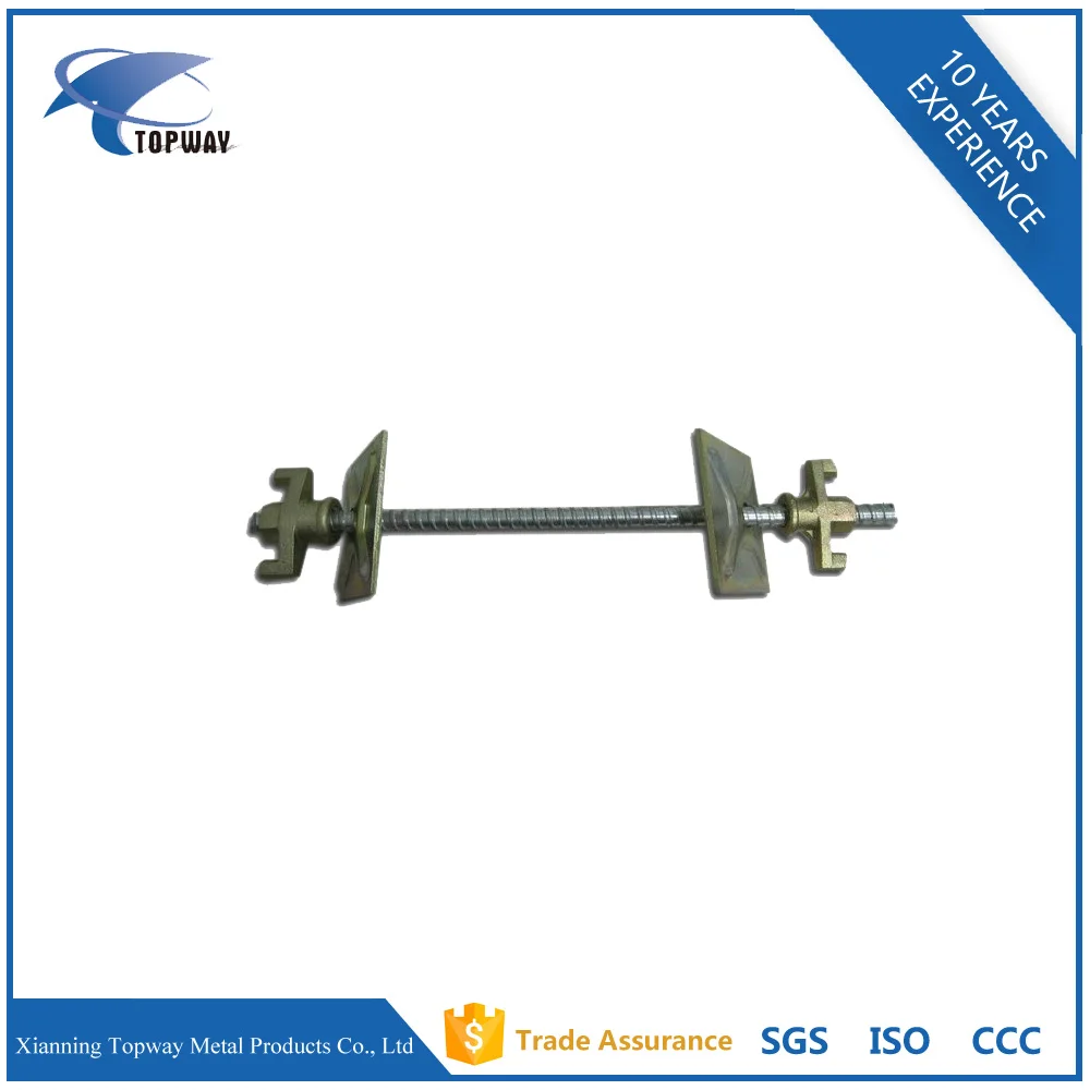 Building construction formwork fasteners thread scaffolding tie rod anchor wing nut