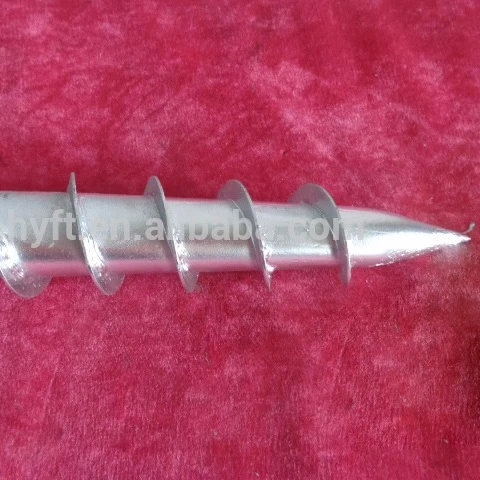 
 Горячеоцинкованная бетонная Опора/заземляющий винт/винтовая свая в продаже  