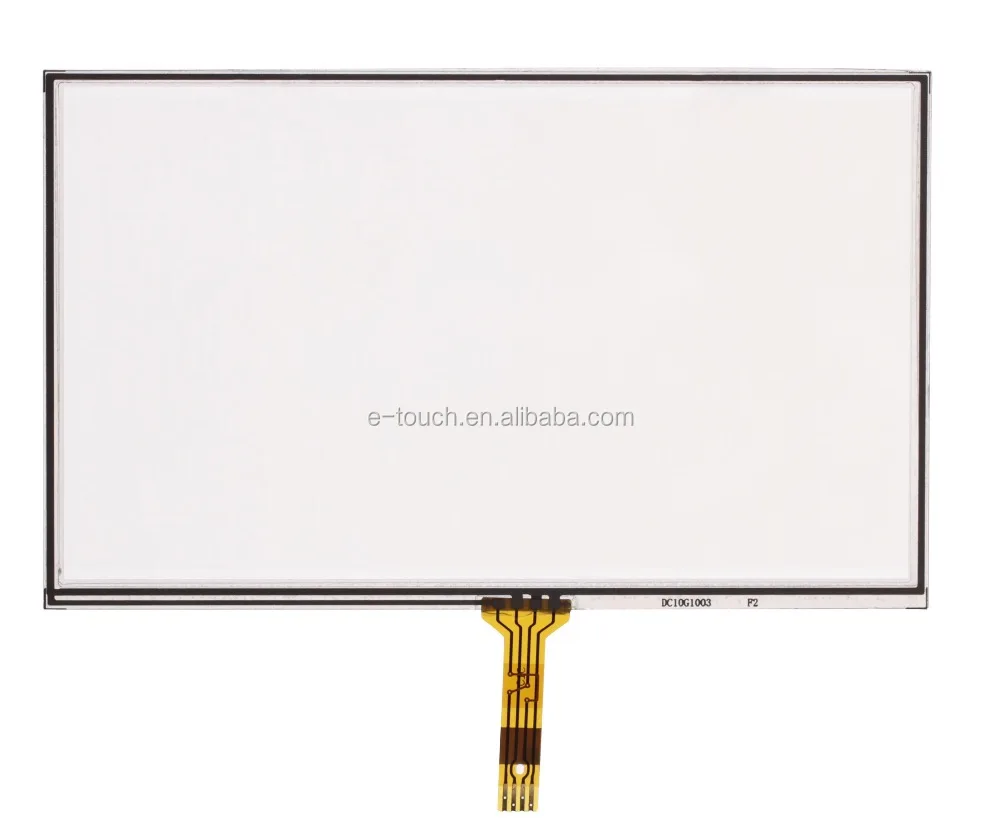 Shenzhen supplier 7 inch resistive touch screen with 4 wire interface