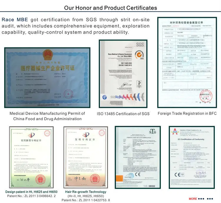 Advanced electric hair follicle stimulator equipment /Anti hair loss 650nm diode laser hair regrowth machine