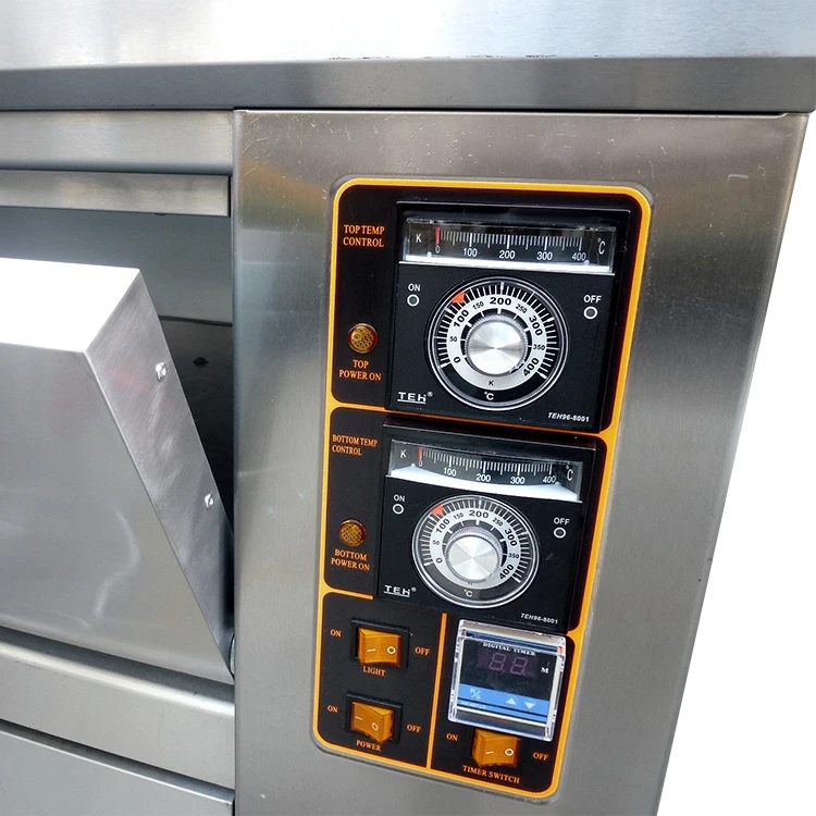 Guangzhou Wholesale Single-layer One-tray Pan Stainless Steel Bakery Equipment Gas Bread Baking Pizza Oven