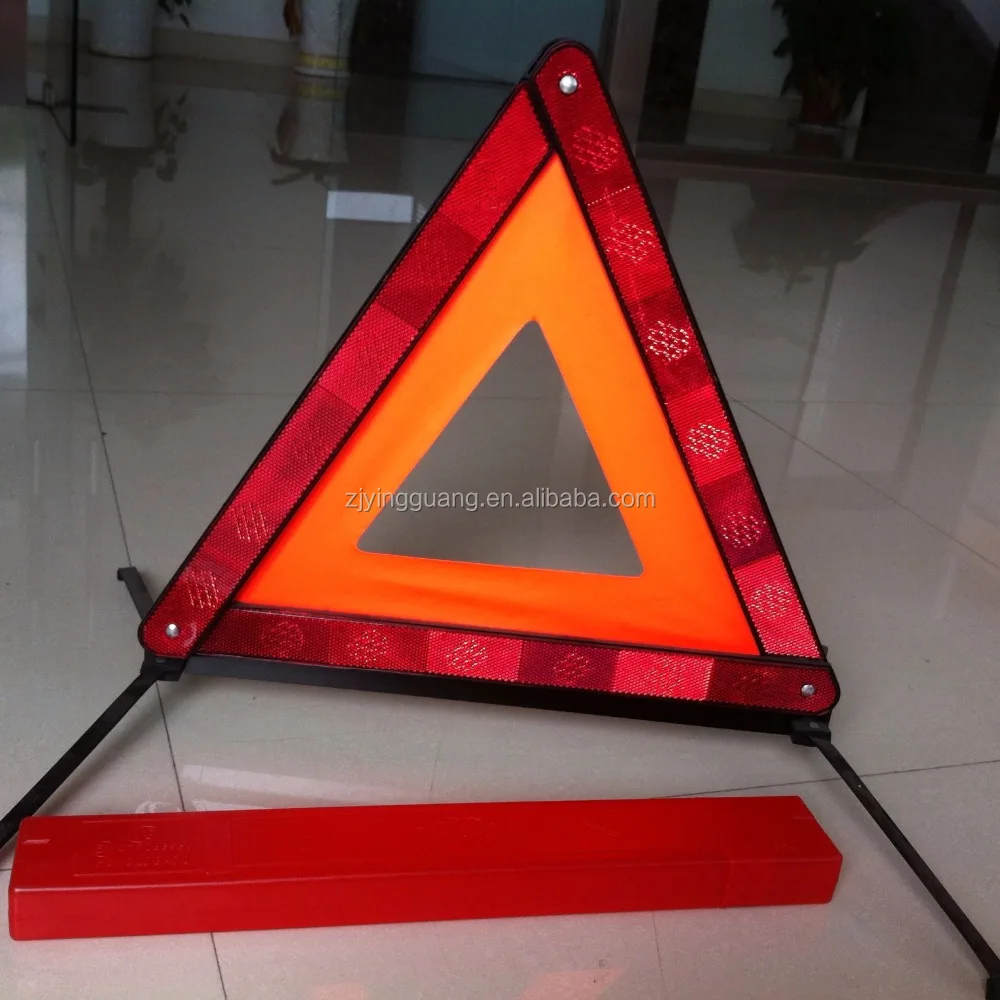 
High Visibility Car Emergency Reflective Safety Kit with Safety Vest and Warning Triangle 