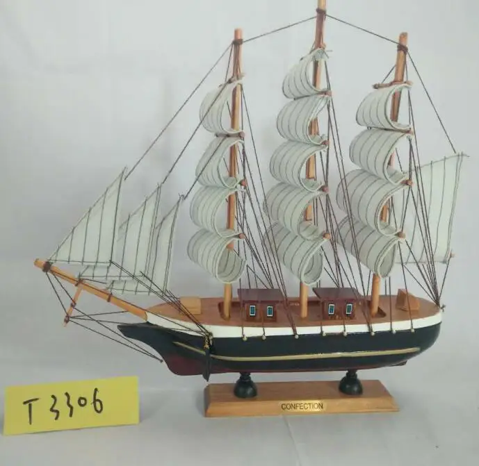 Length 33 CM Mix Style Antique Style Historical Tall Ship Model For Maritime Decoration PS014