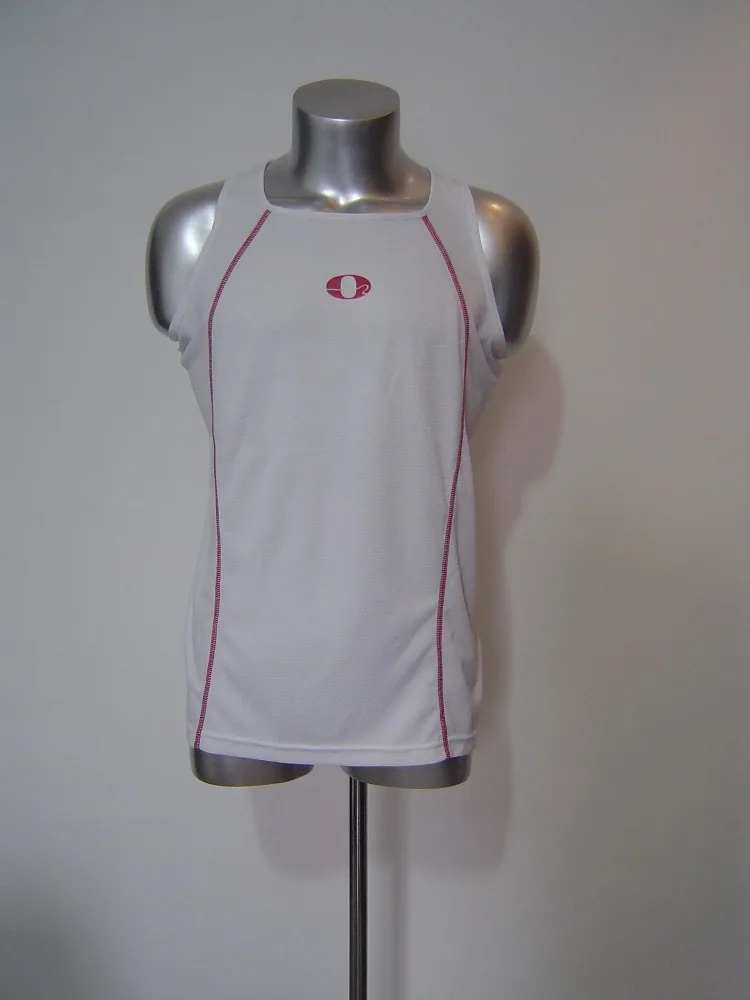 Wholesale polyester Coolmax fabric sports quick dry running singlet Mens running vest Sleeveless Running t shirt