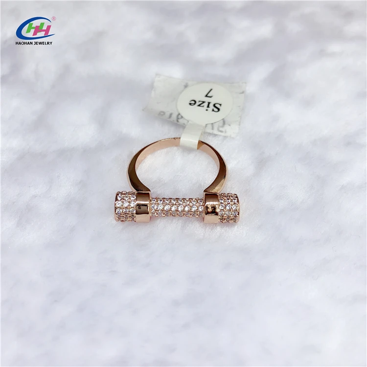 
Factory custom fashion jewelry plain wedding rings for women 