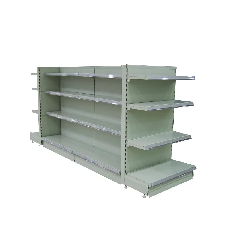 low price China Factory direct sale supermarket gondola shelving