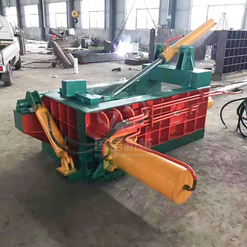 
Steel Wire Compactor Scrap Car Baler Machine Automatic Waste Metal Baling Press 