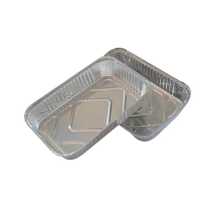 Safe and reliable disposable tin trays alu foil containers aluminum plate