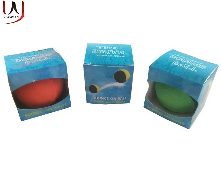 color logo customized water bouncing rugby ball water skip football water bounce football summer beach swimming pool toys