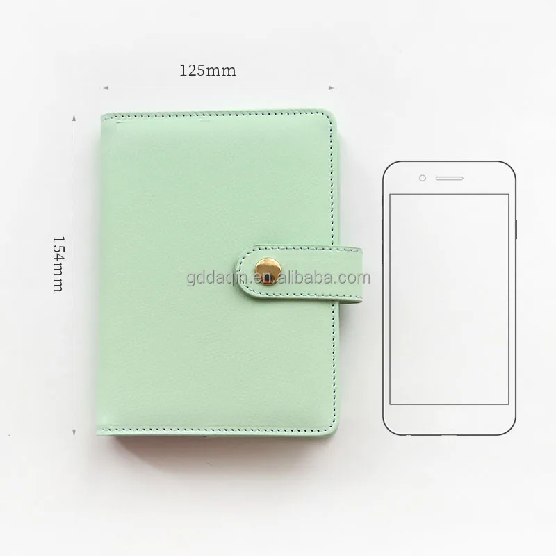 2018 colorful leather cover composition notebook organizers daily book travel book