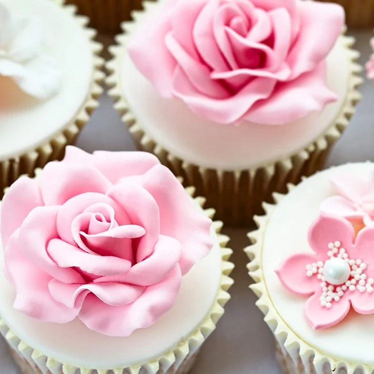 Leaf Cake Decoration Baking Tools for Wedding Birthday Party Silicone Rose Fondant Molds