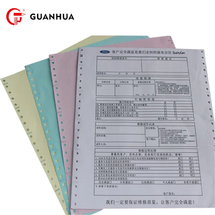 low price wholesale price 3 part computer paper 2ply continuous 2/3 ply for office