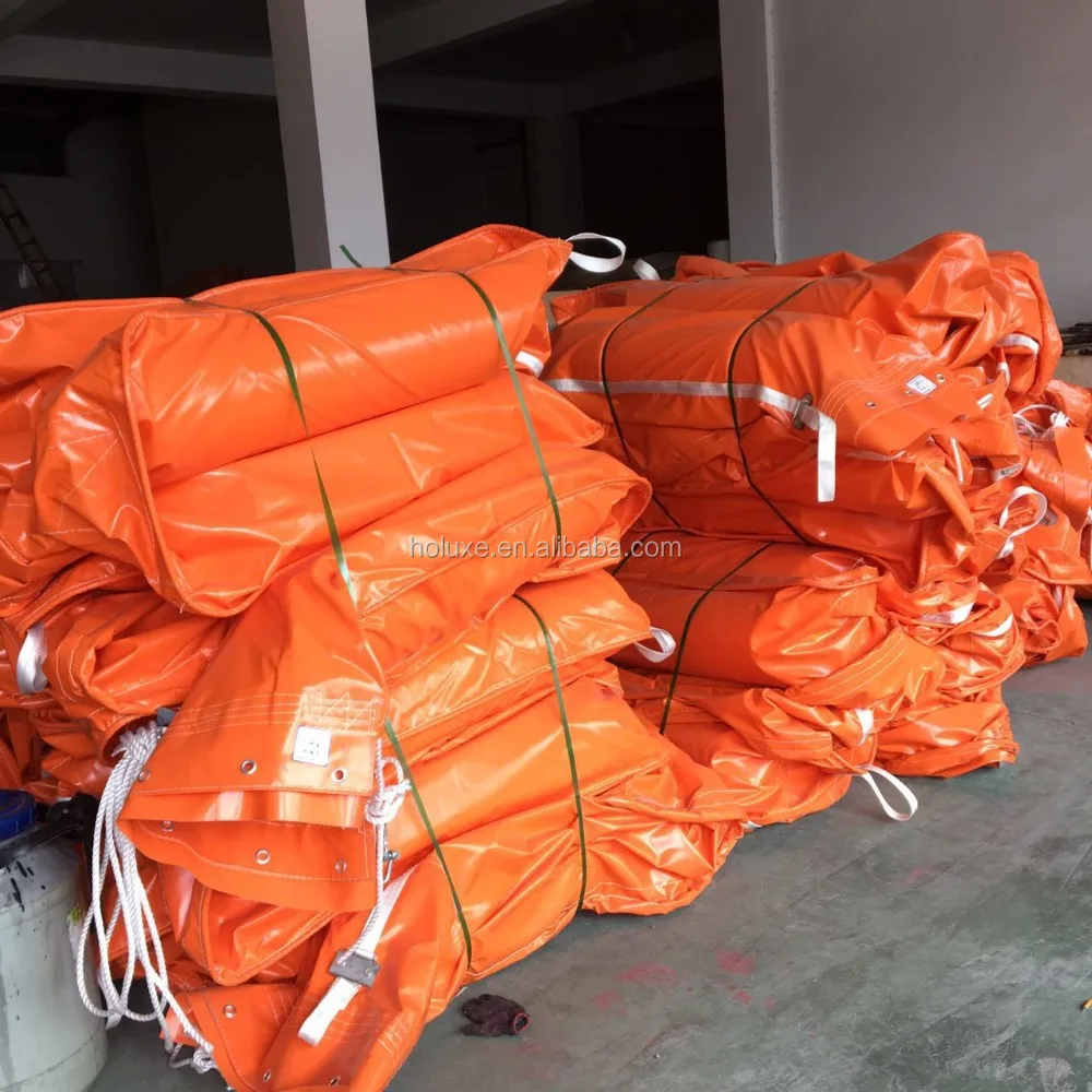 PVC oil solid float oil containment boom