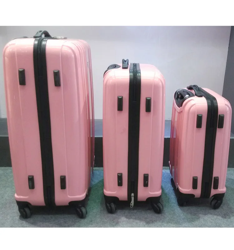 cheap eco-friendly factory wholesale, colorful PC travel luggage sets