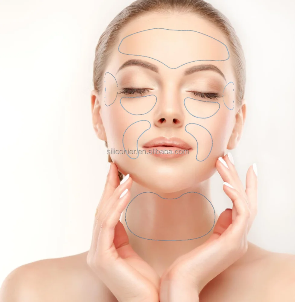 German reusable silicone skin care patch set for body