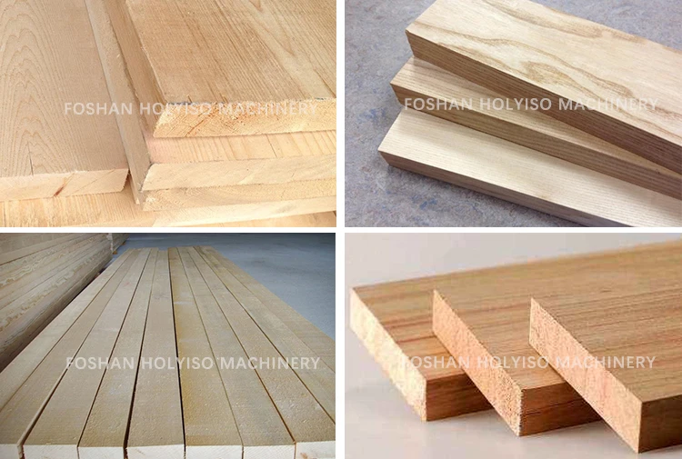 HOLYISO 610mm Width Wood Working Table Wood Thicknesser Planer Machine for Double Sided Thicknessing MB204H