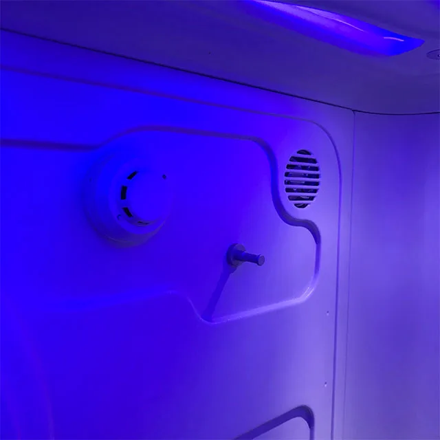 M-863 -B capsule bed room furniture bed design  sleep pod capsule hotel resting bed add side plate